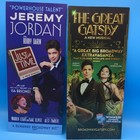 Lot Jeremy Jordan Signed   Cards Broadway Newsies Great Gatsby Supergirl 