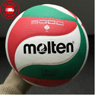 Molten Size5 Volleyball Ball Pu Leather Soft Touch Indoor Outdoor Game V5m5000 -