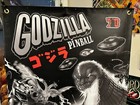Godzilla 70th Anniversary Pinball Banner 24  X 62   Pinball Fan Gift 
