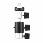 Flash Light Umbrella Stand Bracket Holder Swivel Ballhead With 1 4  3 8  Adapter