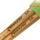 5a Bamboo Drumsticks 6  Light Durable With Teardrop-shaped Tips Musical Instr   