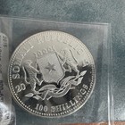 2015 African Elephant Somali Republic 1oz  999 Fine Silver 100 Shillings Coin