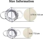 Stainless Steel Dumpling Ravioli Maker Press auam 2 Pack Pierogi Mold - Wonton M