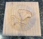 Western Wear Cowboy Engraving Trim Wood Corner Block Door Window Trim