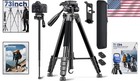 Professional 73  Aluminum Tripod   Monopod For Dslr And Gopro With Travel Bag