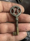 Antique Old Vintage Brunswick Edison Victrola Phonograph Cabinet Key Large Bit