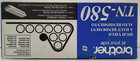 New sealed Brother Tn580 Drum Oem Cartridge - Black Factory Genuine