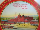 Vintage Stegmaier Brewing Co Gold Medal Beer Serving Tray 12    1930s Rare