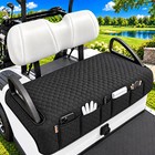 Golf Cart Seat Cover With Pockets For Ezgo  Yamaha  Club Car Carts