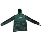 New York Jets Youth Large Hoodie Green Camo Nfl Team Apparel Combine Nwt