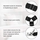 Bed Sheet Fasteners  4 Pcs Adjustable Triangle Elastic Suspenders Grip
