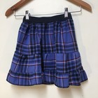 Skirt Flannel Girls 3 Midi Blue Plaid Ruffle Tiered Cotton Mom And Pop s Kids