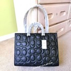 Nwt Coach Maggie Tote Bag In Signature Leather Cy672