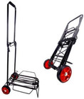 Folding Light Hand Truck 2 Wheels 40 Lb   Luggage Trolley Shopping Cart   Portab
