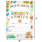 Birthday Invitations With Envelopes 20pcs Kids Birthday Party Invitations For   