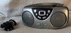 Sylvania Portable Cd Player Cord Model Srcd243m Am fm Radio Auxiliary Plug Teste