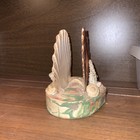 Vintage Retro Shell Napkin Holder 1950   s Mcm Mid Century Modern Beach Sea Decor