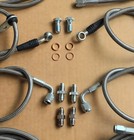 Ss  Front   Rear Brake Lines For 1996-2000 Honda Civic W  Rear Drum Brakes