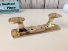 Double Hook Brass Wall Cleat  Marine Boat Dock Hanger Handle For Ropes