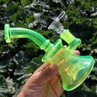 14mm Smoking Hookah 6  Small Glass Bongs Filter Recycler Tobacco Water Pipe