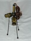 3 Socket Harvey Hubbell Cluster From Handel Lamp Hanging Light Fixture 