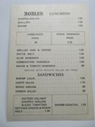Nobles Vintage Restaurant Luncheon Menu 