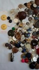 Huge Lot Mixed Sewing Buttons Over 2 Lbs Antique Vintage Contemporary