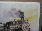 Slim Princess Locomotive Train Farnsworth Western 1978  Art Railroad Inv 6249