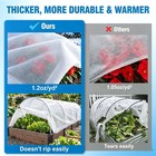 10ftx50ft Plant Cover Freeze Frost Protection 1 2oz Frost Blankets Floating Row