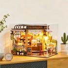 Diy Mini House Kit Tiny Dollhouse Store With Led Light Accessories Craft Gifts