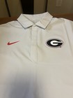 Nike Uga Georgia Bulldogs Coaches Sideline On Field Men s Polo Black Large 