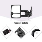Upgrade Style Towing Mirrors Fit For 2014-2018 For Chevy For Gmc 1500 2015-2019