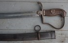 Imperial German Model 1873-1896 Artillery Saber W  Scabbard Unit Marks Fw Holler