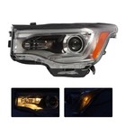 Chrome Halogen Headlight W led Drl For 2017-2019 Gmc Acadia Headlamp Driver Side