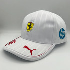 New Puma Scuderia Ferrari F1 Team Charles Leclerc Cap 2026 White Adult Hat