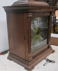 Linden   Franz Hermle Solid Oak Triple Chime Bracket Clock Non Working