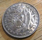 Kennedy Skull Zombie Coin     Half Dollar Style Hobo Nickel Replica
