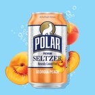 Polar Seltzer Water Georgia Peach  12 Fl Oz Cans  18 12 Fl Oz  pack Of 18 