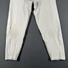 Under Armour Pants Youth Large White Heatgear Fitted Compression 3 4 Leggings