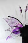 Purple Gold Fairy Wings Costume Adult Butterfly Cosplay Iridescent Halloween