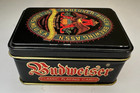 Anheuser Busch-budweiser-2 Decks Of Sealed Vintage Playing Cards In Original Tin