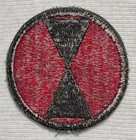 Vietnam War Us Army Patch  7th Infantry Division