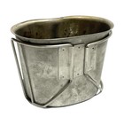 Genuine Us Military Canteen Cup Stainless And Stove   Stand Combo Vgc