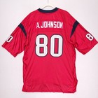 Reebok Nfl Houston Texans Andre Johnson 80 Jersey Red Mens Xxl 7012a 05
