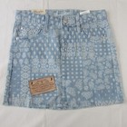 Wrangler Girl s Adjustable Waist Bandana Print Denim Skirt Blue
