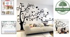 3d Tree Wall Stickers For Diy Family Photo Frames - Nature-themed Decor