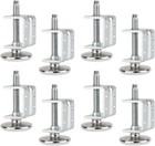 Powertec 71151-p2 Adjustable U-bracket Leg Levelers Non-marring Leveler Pads 8pk