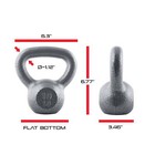 Barbell Cast Iron Kettlebell  Single  10-80 Pounds