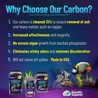 Aquatic Experts Premium Activated Carbon  Aquarium Filter Media   Fine Mesh Bag