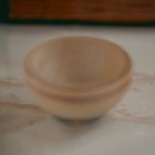 Dollhouse Diorama Artisan Made Hand Turned Wood Wooden Bowl 1 12